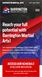 Mobile Screenshot of barringtonmartialarts.com